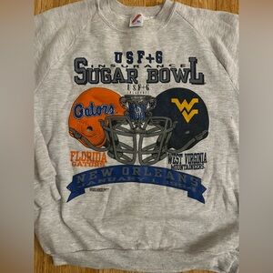 Vintage Florida Gators 1994 Sugar Bowl Sweatshirt West Virginia Football XLarge
